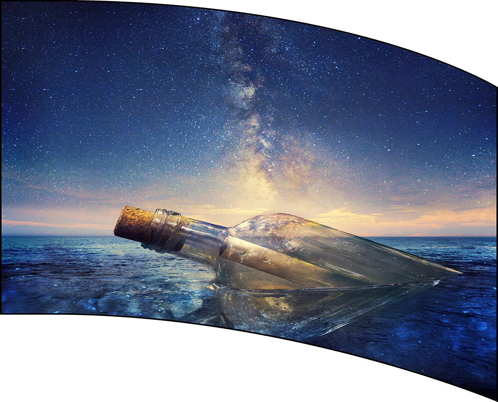 Ready To Ship Digital Flag - Bottled Message