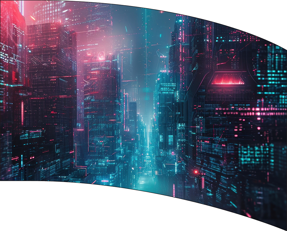 Ready To Ship Digital Flag - Cyberpunk