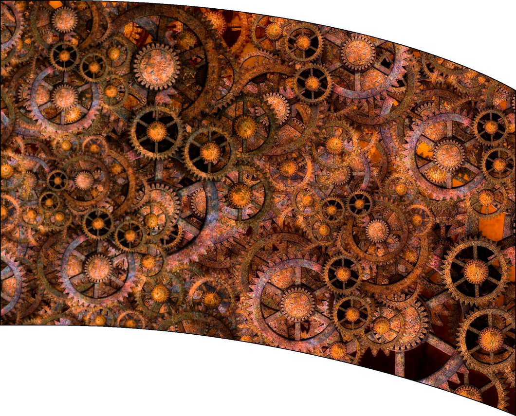Ready To Ship Digital Flag - Rusted Gears
