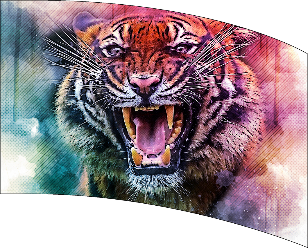 Ready To Ship Digital Flag - Tiger