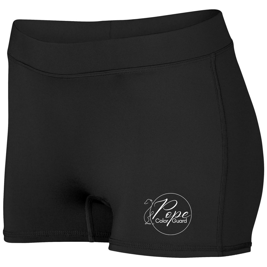 Pope Color Guard Embroidered Logo Spandex Short