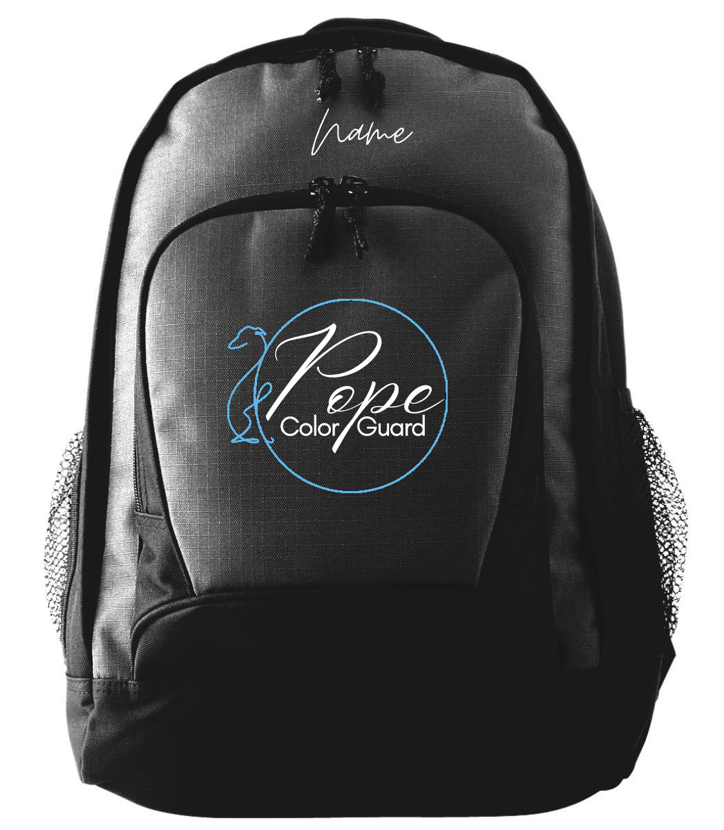 Pope Color Guard Backpack w/ Logo & Name Embroidery