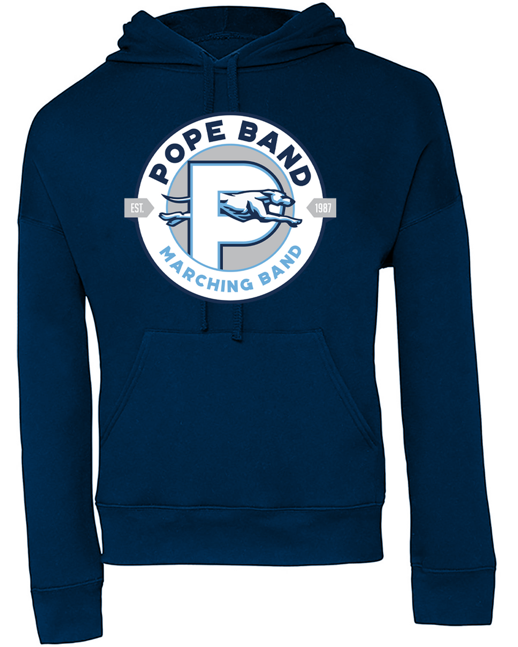 Pope Band Bella + Canvas Unisex Sponge Fleece Pullover DTM Hoodie