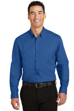Load image into Gallery viewer, Port Authority ®  Tall SuperPro ™  Twill Shirt. TS663
