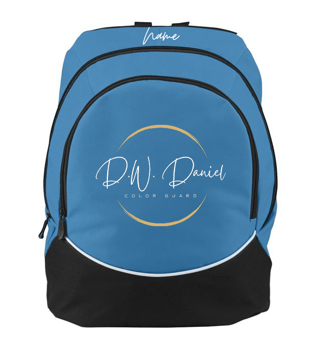 DW Daniel Large Tri-Color Backpack w/ Logo & Name Embroidery