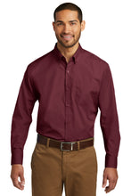 Load image into Gallery viewer, Port Authority ®  Long Sleeve Carefree Poplin Shirt. W100
