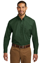 Load image into Gallery viewer, Port Authority ®  Long Sleeve Carefree Poplin Shirt. W100
