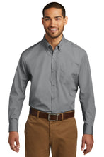 Load image into Gallery viewer, Port Authority ®  Long Sleeve Carefree Poplin Shirt. W100
