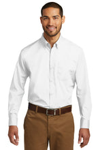 Load image into Gallery viewer, Port Authority ®  Long Sleeve Carefree Poplin Shirt. W100
