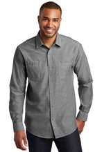 Load image into Gallery viewer, Port Authority ®  Slub Chambray Shirt. W380
