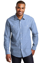 Load image into Gallery viewer, Port Authority ®  Slub Chambray Shirt. W380
