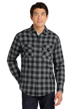 Load image into Gallery viewer, Port Authority ®  Plaid Flannel Shirt. W668
