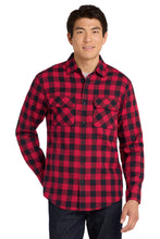 Load image into Gallery viewer, Port Authority ®  Plaid Flannel Shirt. W668
