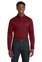 Load image into Gallery viewer, Port Authority ®  Long Sleeve SuperPro React ™  Twill Shirt. W808
