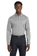 Load image into Gallery viewer, Port Authority ®  Long Sleeve SuperPro React ™  Twill Shirt. W808
