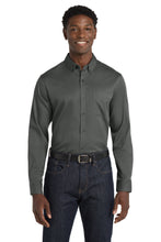 Load image into Gallery viewer, Port Authority ®  Long Sleeve SuperPro React ™  Twill Shirt. W808
