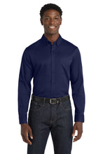 Load image into Gallery viewer, Port Authority ®  Long Sleeve SuperPro React ™  Twill Shirt. W808
