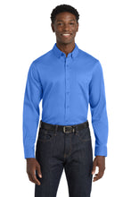Load image into Gallery viewer, Port Authority ®  Long Sleeve SuperPro React ™  Twill Shirt. W808
