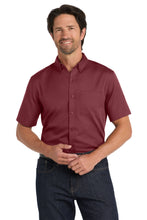Load image into Gallery viewer, Port Authority ®  Short Sleeve SuperPro React ™  Twill Shirt. W809
