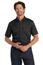 Load image into Gallery viewer, Port Authority ®  Short Sleeve SuperPro React ™  Twill Shirt. W809
