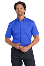 Load image into Gallery viewer, Port Authority ®  Short Sleeve SuperPro React ™  Twill Shirt. W809
