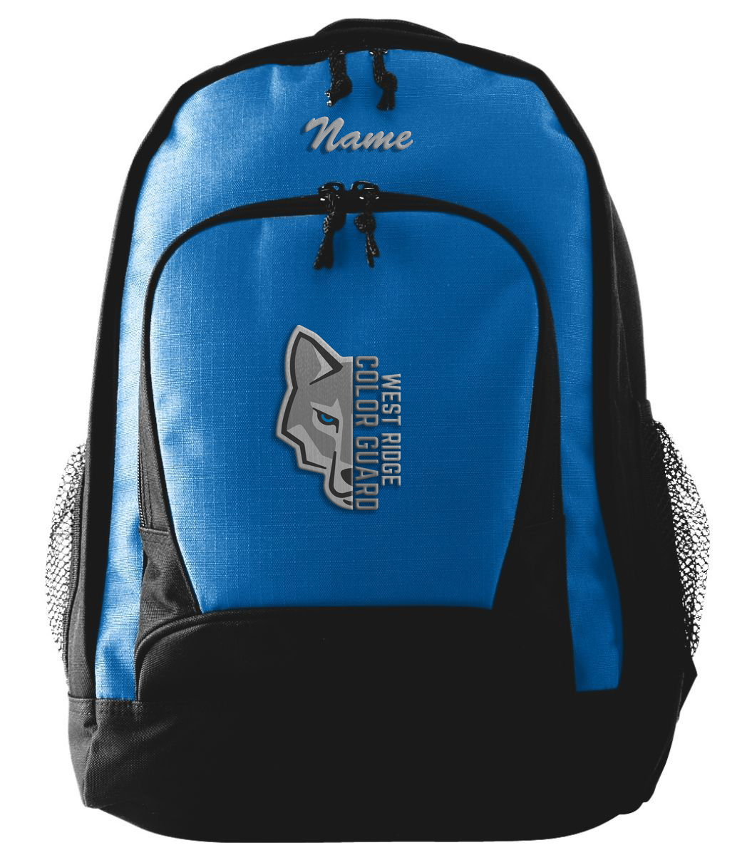West Ridge Ripstop Backpack w/ Name & Logo Embroidery