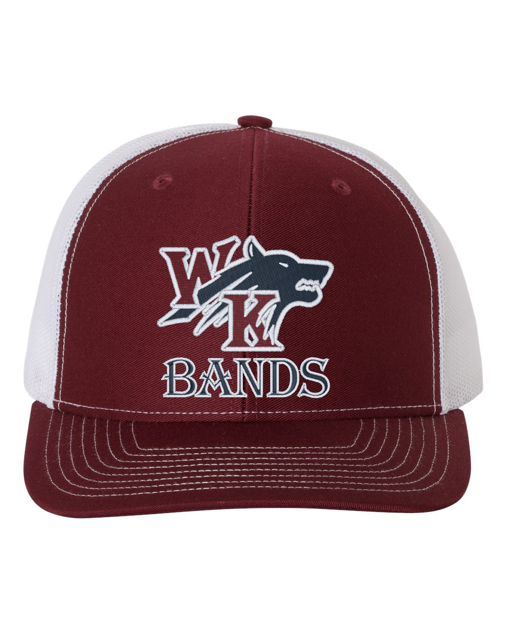 White Knoll Band Retro Trucker Snapback Hat