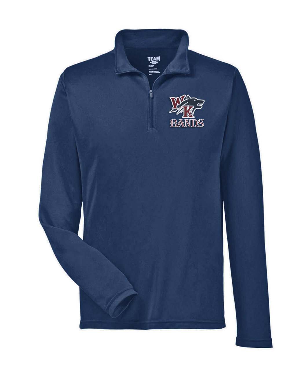 White Knoll Band Embroidered Quarter Zip