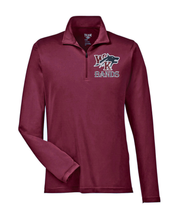 Load image into Gallery viewer, White Knoll Band Embroidered Quarter Zip
