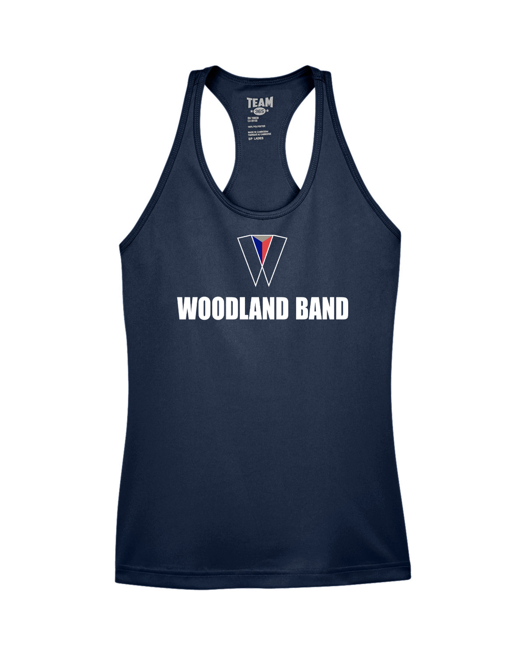 Woodland Band Ladies' Zone Performance Racerback Tank