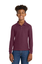 Load image into Gallery viewer, Port Authority ®  Youth Long Sleeve Silk Touch™ Polo.  Y500LS
