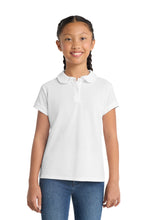 Load image into Gallery viewer, Port Authority ®  Girls Silk Touch ™  Peter Pan Collar Polo. YG503
