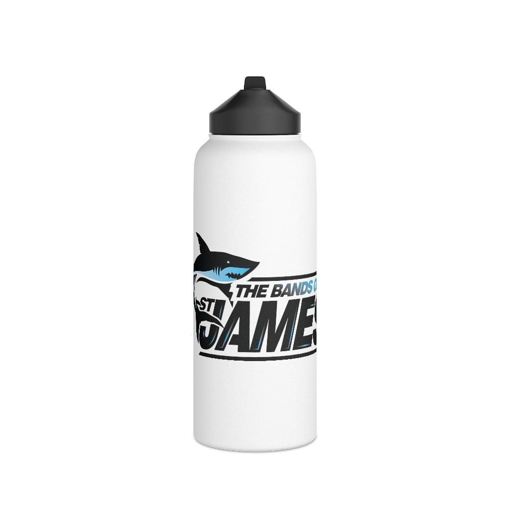 St. James Band Stainless Steel Water Bottle, Standard Lid