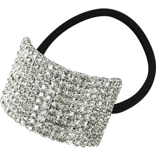 Large Crystal Cuff Ponytail Binder