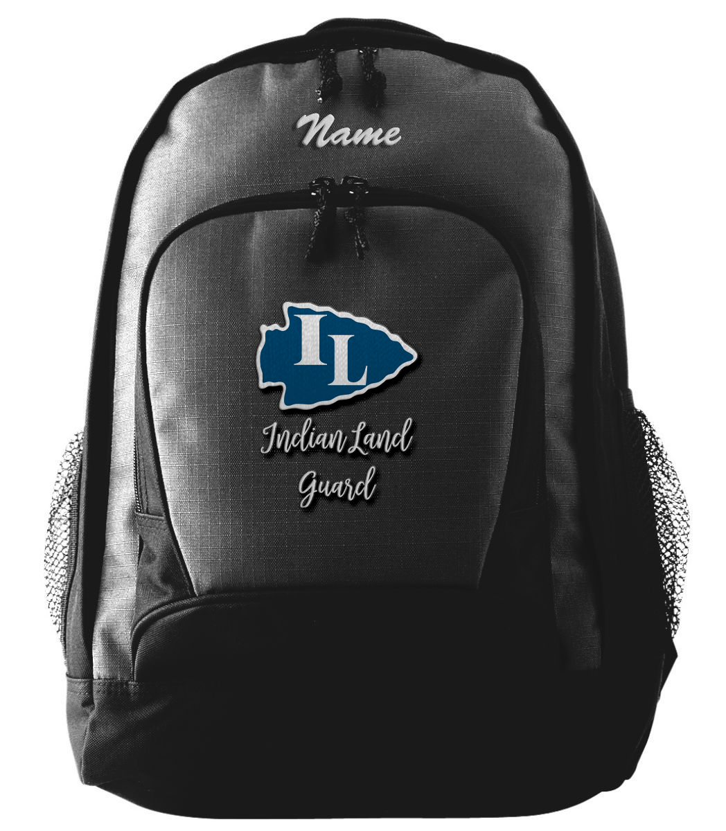 Indian Land Color Guard Embroidered Ripstop Backpack w/ Name & Logo