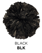 Black Plastic Poms (Pair)