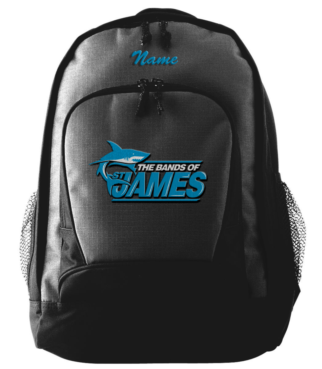 St. James Bands Embroidered Ripstop Backpack w/ Name & Logo