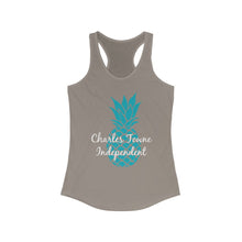 Load image into Gallery viewer, Charles Towne Independent Teal Women&#39;s Ideal Racerback Tank
