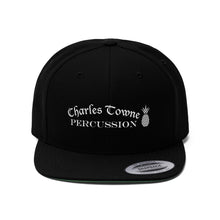 Load image into Gallery viewer, Charles Towne Percussion Unisex Flat Bill Hat
