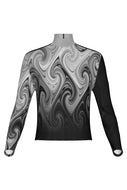 Custom Digitally Printed Plus Top High Waist